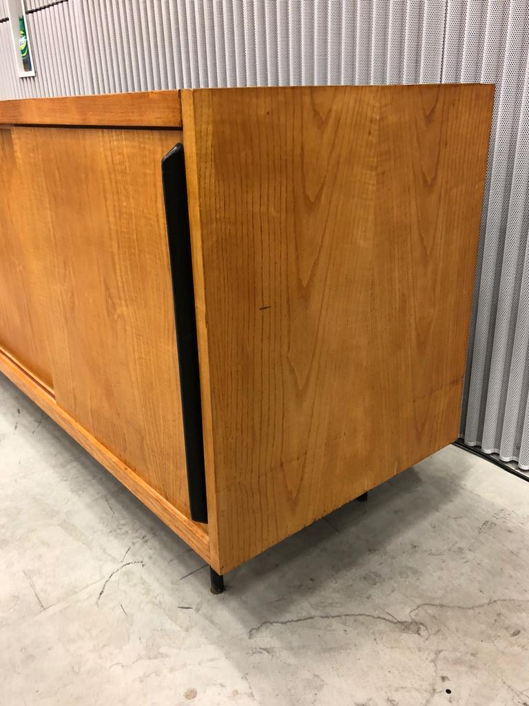 20th Century Double Face Oak Cabinet from the 1950s For Sale