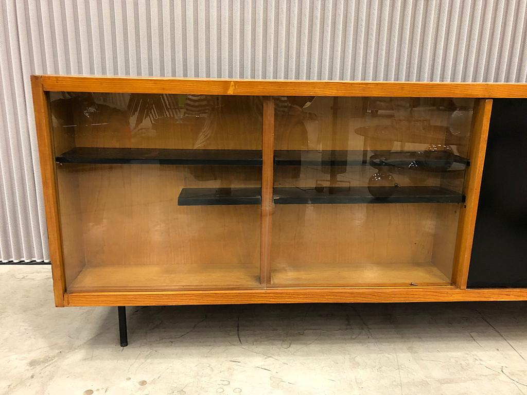 Double Face Oak Cabinet from the 1950s For Sale 2