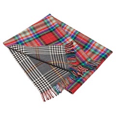 Double-Faced Handloom Throw Blanket Merino Wool 17 Colors