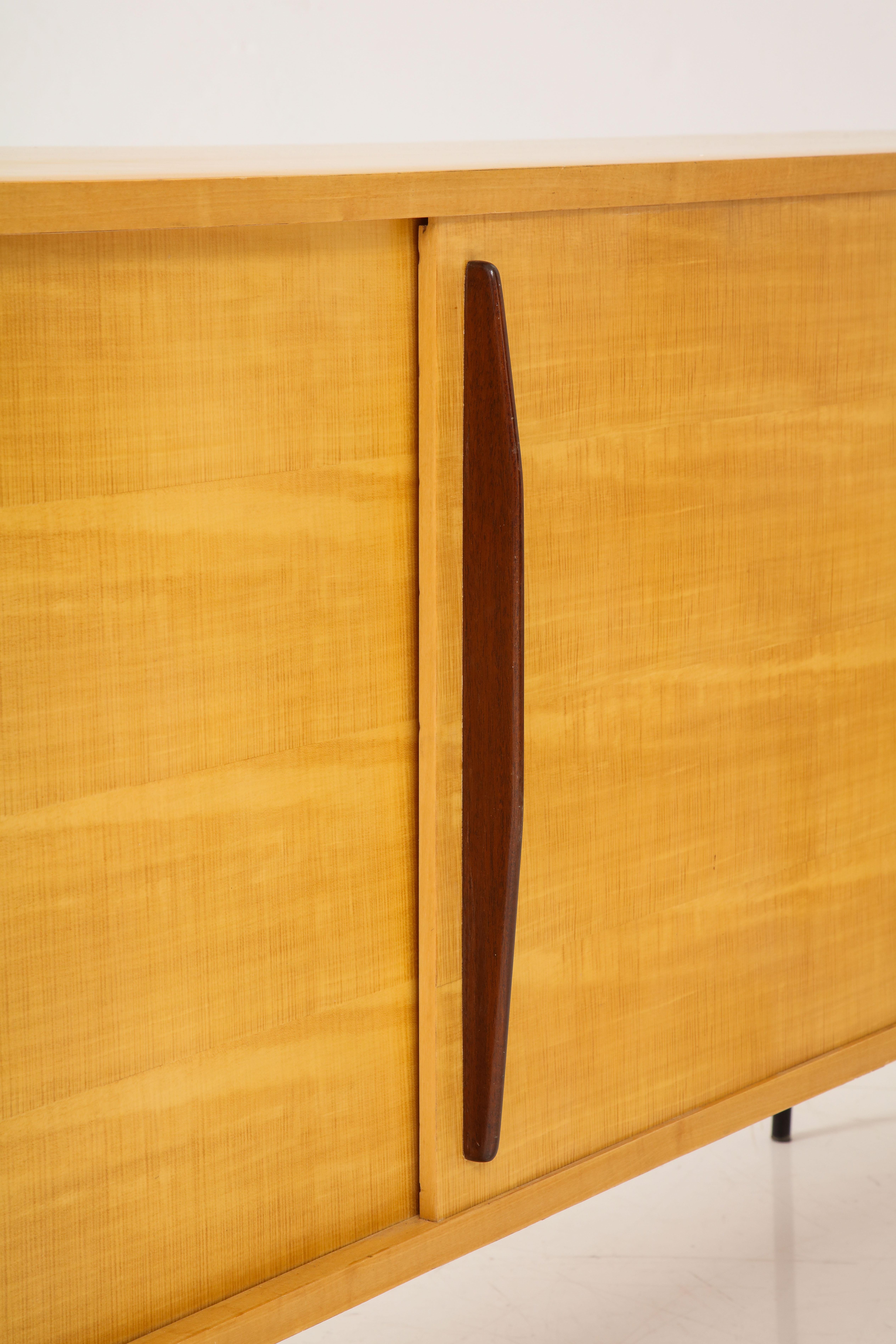 Double-Faced Sycamore Cabinet by Raphael Raffel, France, 20th Century For Sale 4