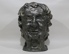 Double Faced Terracotta Sculpture of Roman Mythological Gods