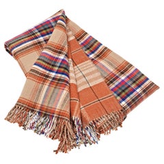 Double-Faced Throw Blanket Merino Wool 12 Colors