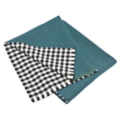 Double-Faced Throw Blanket Merino Wool