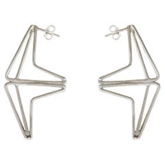 Double Festival Silver Earrings