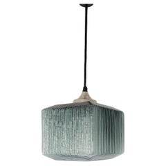 Double Glass Pendant Lamp in Style of Carl Fagerlund for Orrefors, 1960s