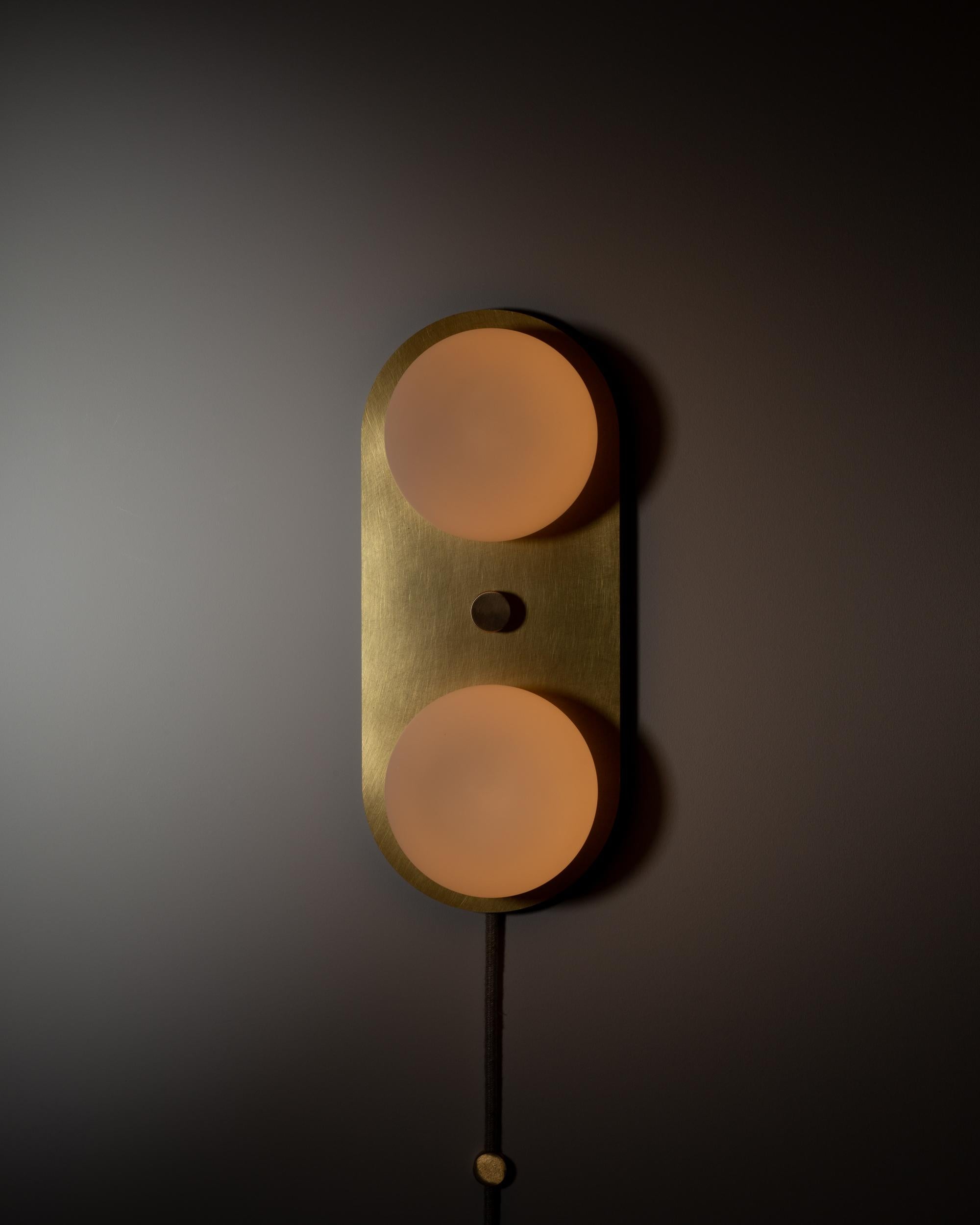 Double Globe Capsule Wall Light For Sale 7