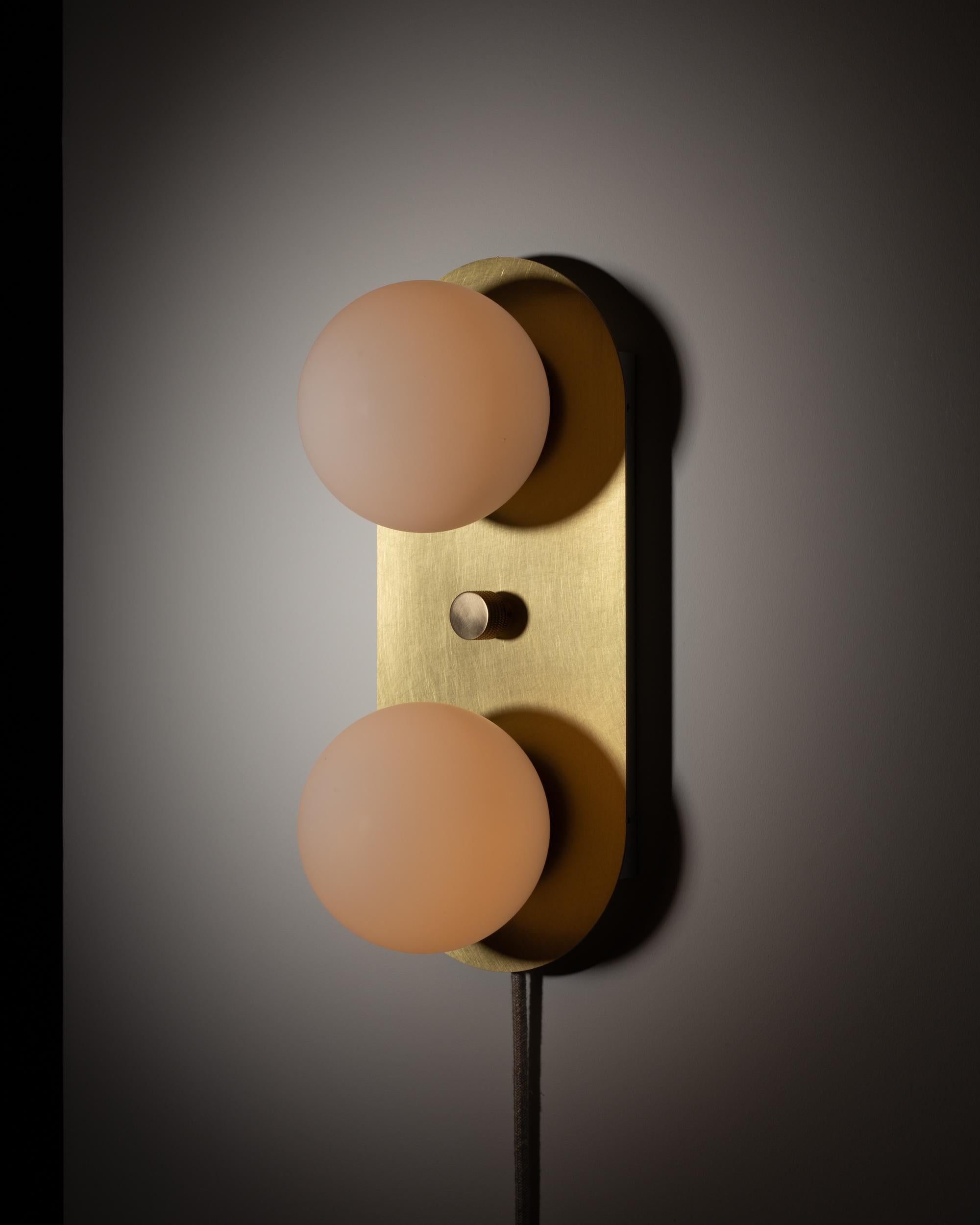 Double Globe Capsule Wall Light For Sale 8