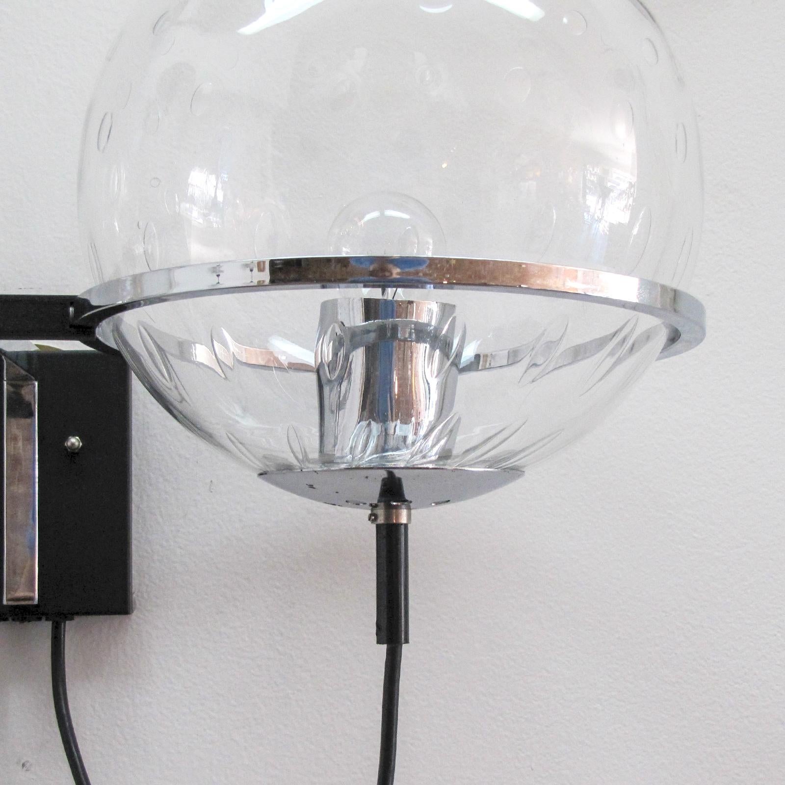 Aplique Doble Globo de RAAK, 1960 mediados del siglo XX en venta