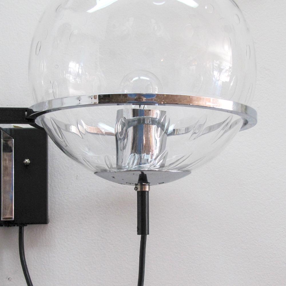 Aplique Doble Globo de RAAK, 1960 mediados del siglo XX en venta