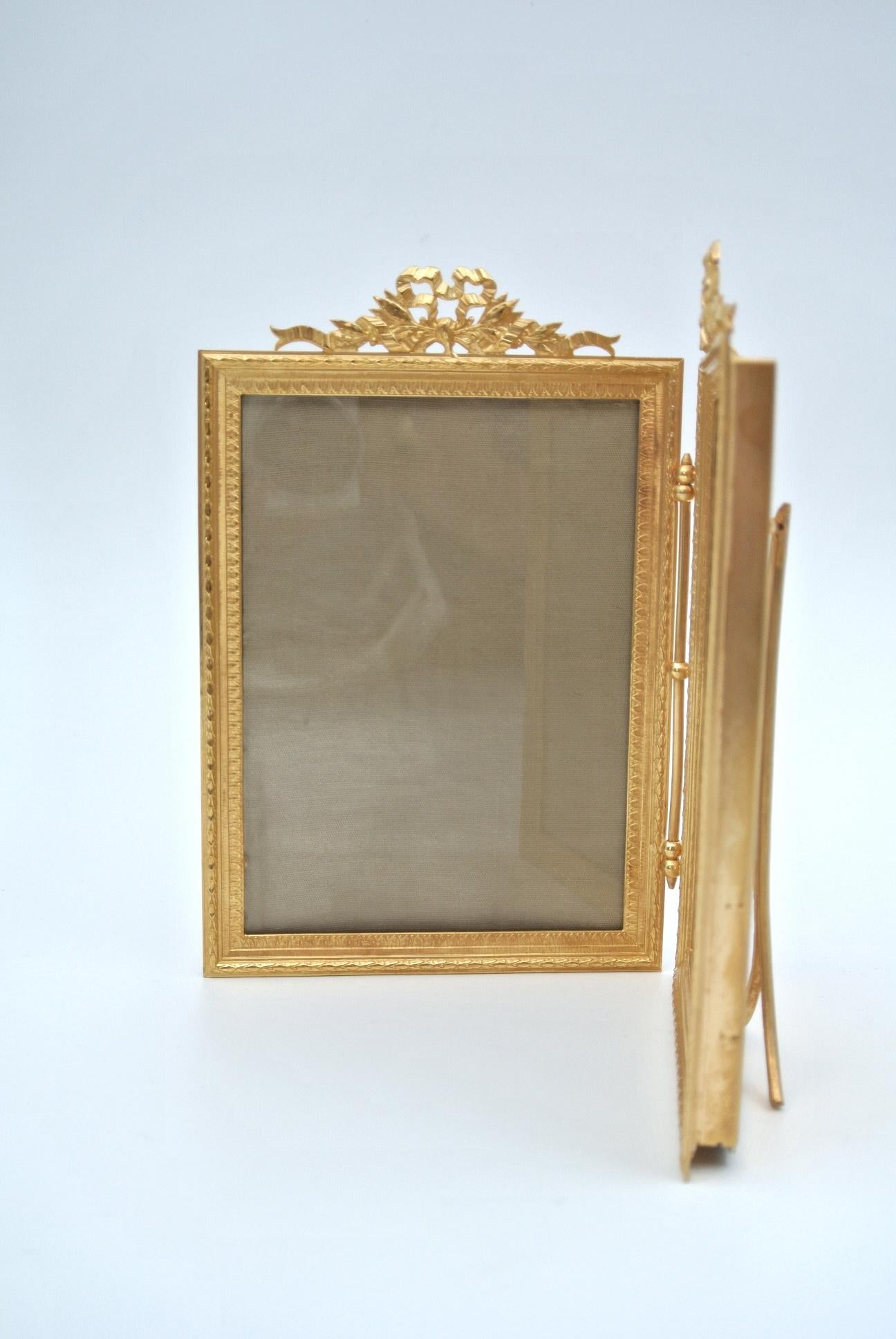 Double Golden Brass Frame, 19th Century 1