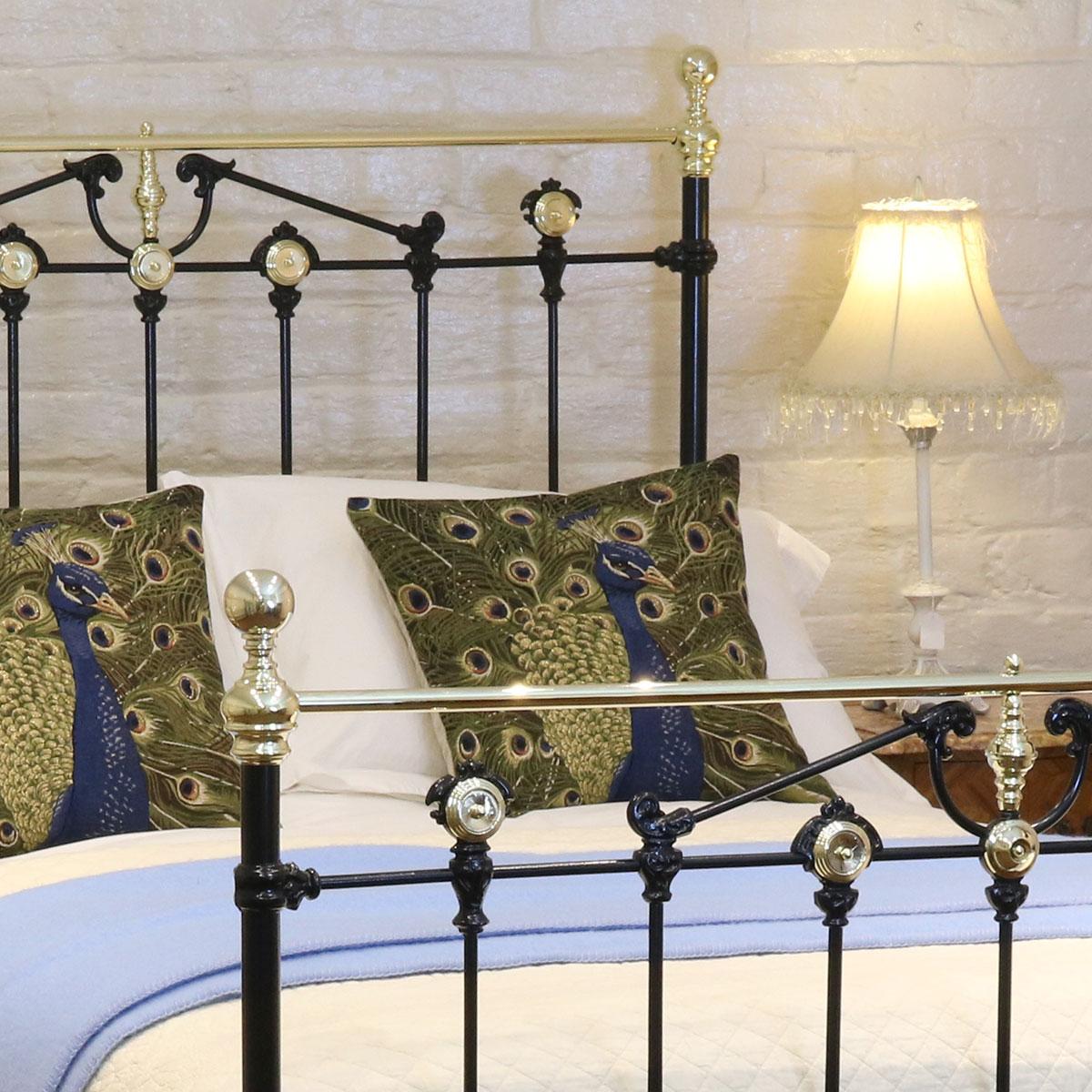 British Double Gothic Style Antique Bed