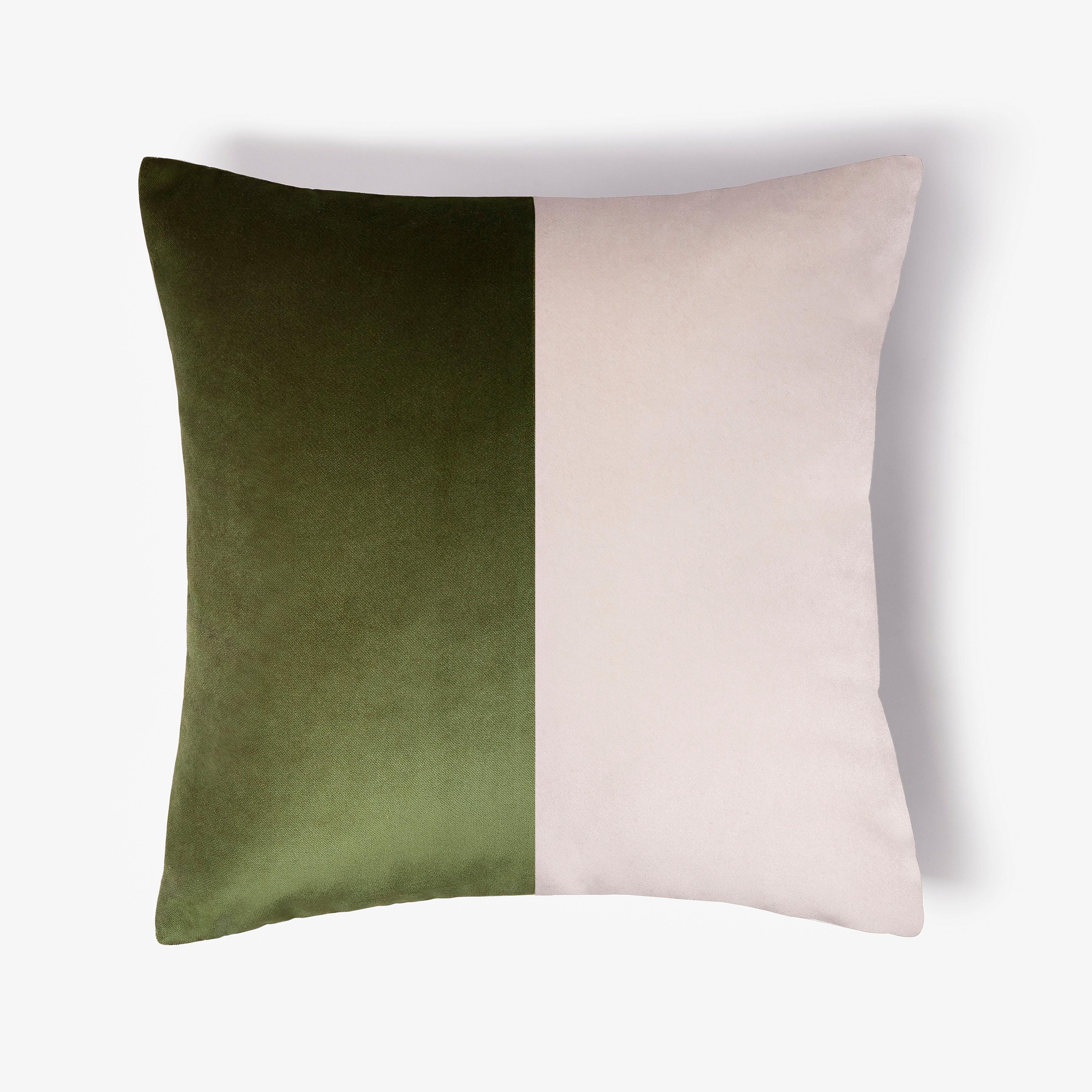 Contemporary Double Green Cushion For Sale