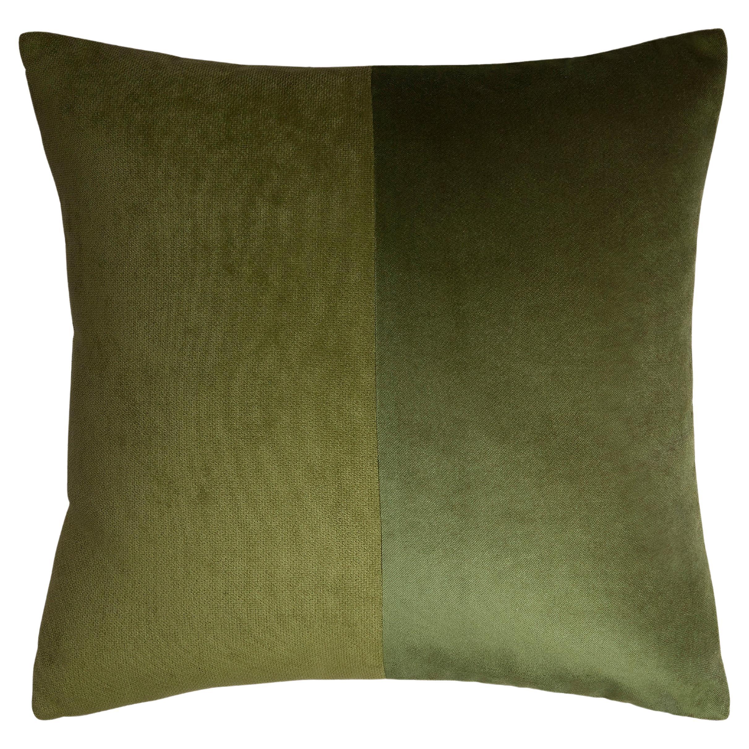Double Green Cushion For Sale