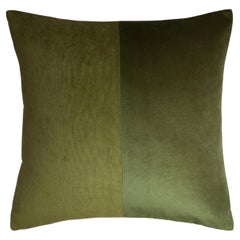 Coussin double vert