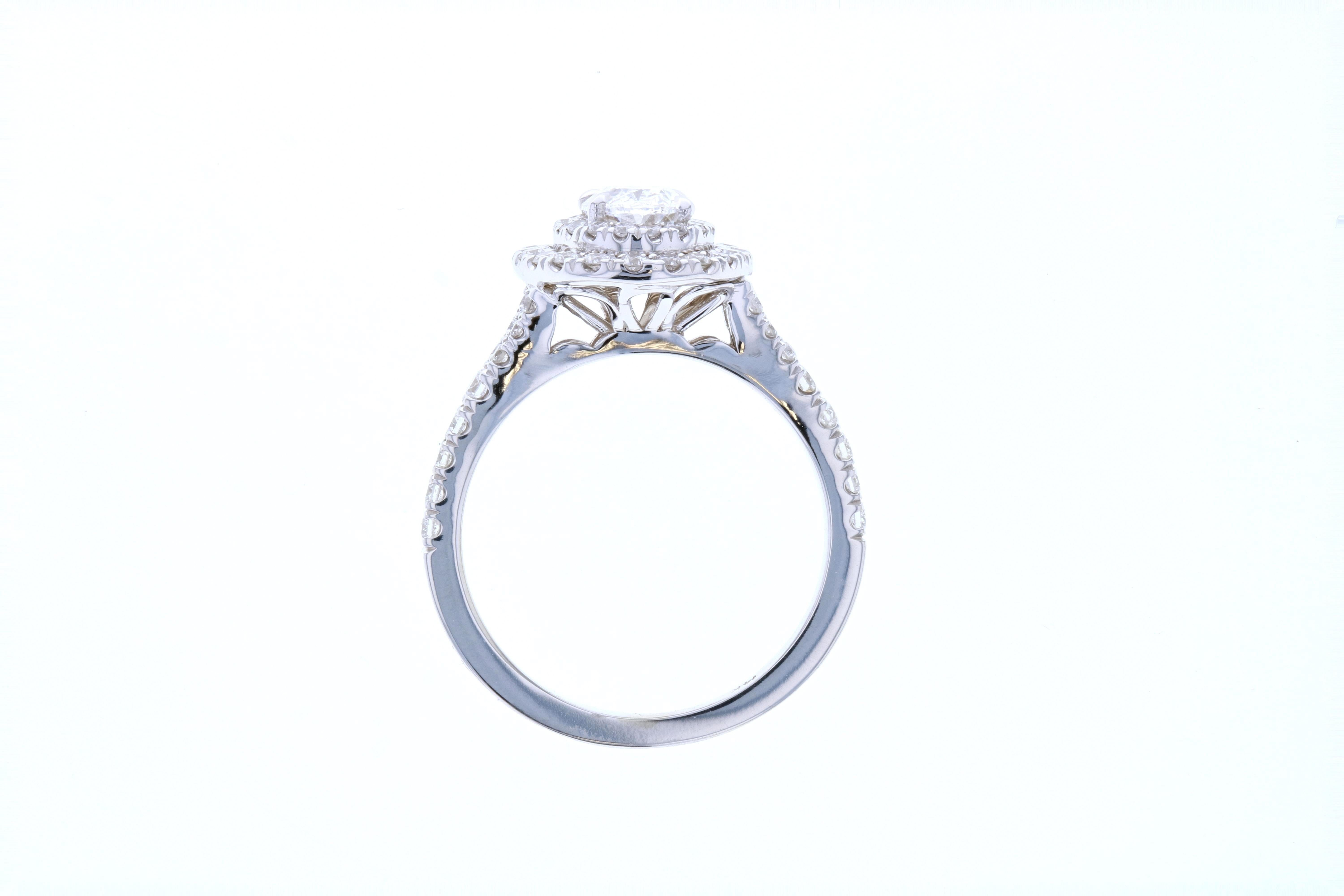 split shank oval engagement ring