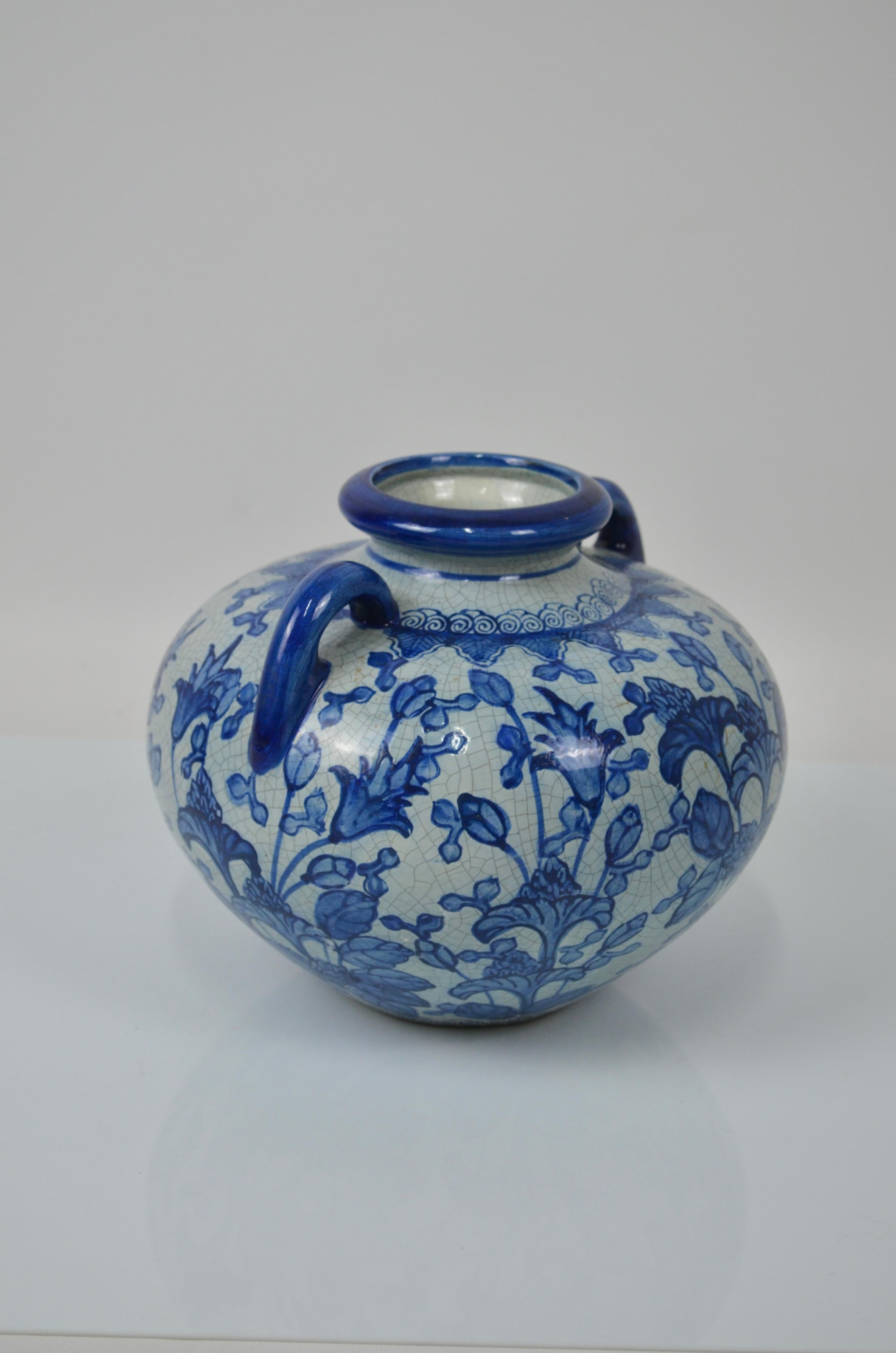 Double handle ceramic pot, Portugal, 60's 2