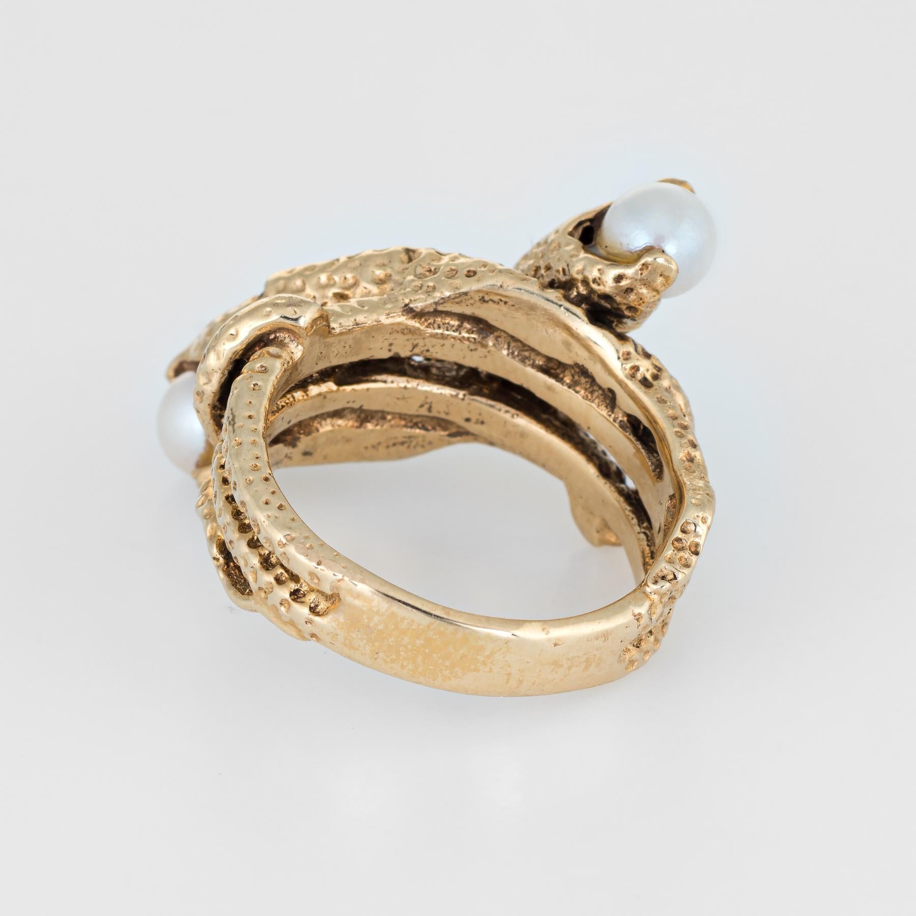 double head snake ring