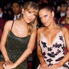 Double Heart Drop Earring Large