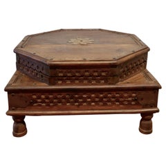 Double Height Carved Indian Box