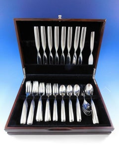 Double Helix by Sasaki Stainless Steel Flatware Set Service Modern 57 Pieces