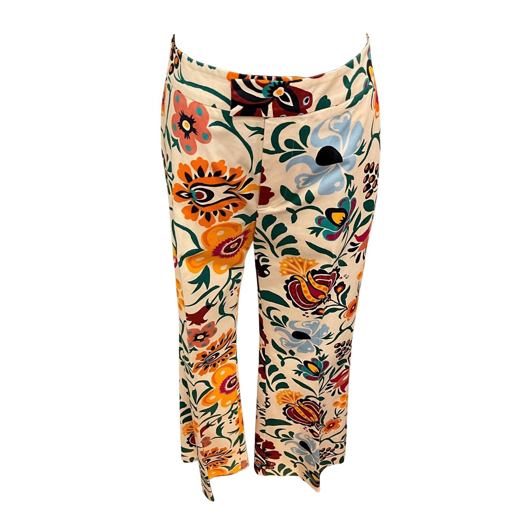 Double J Editions Floral Pants For Sale