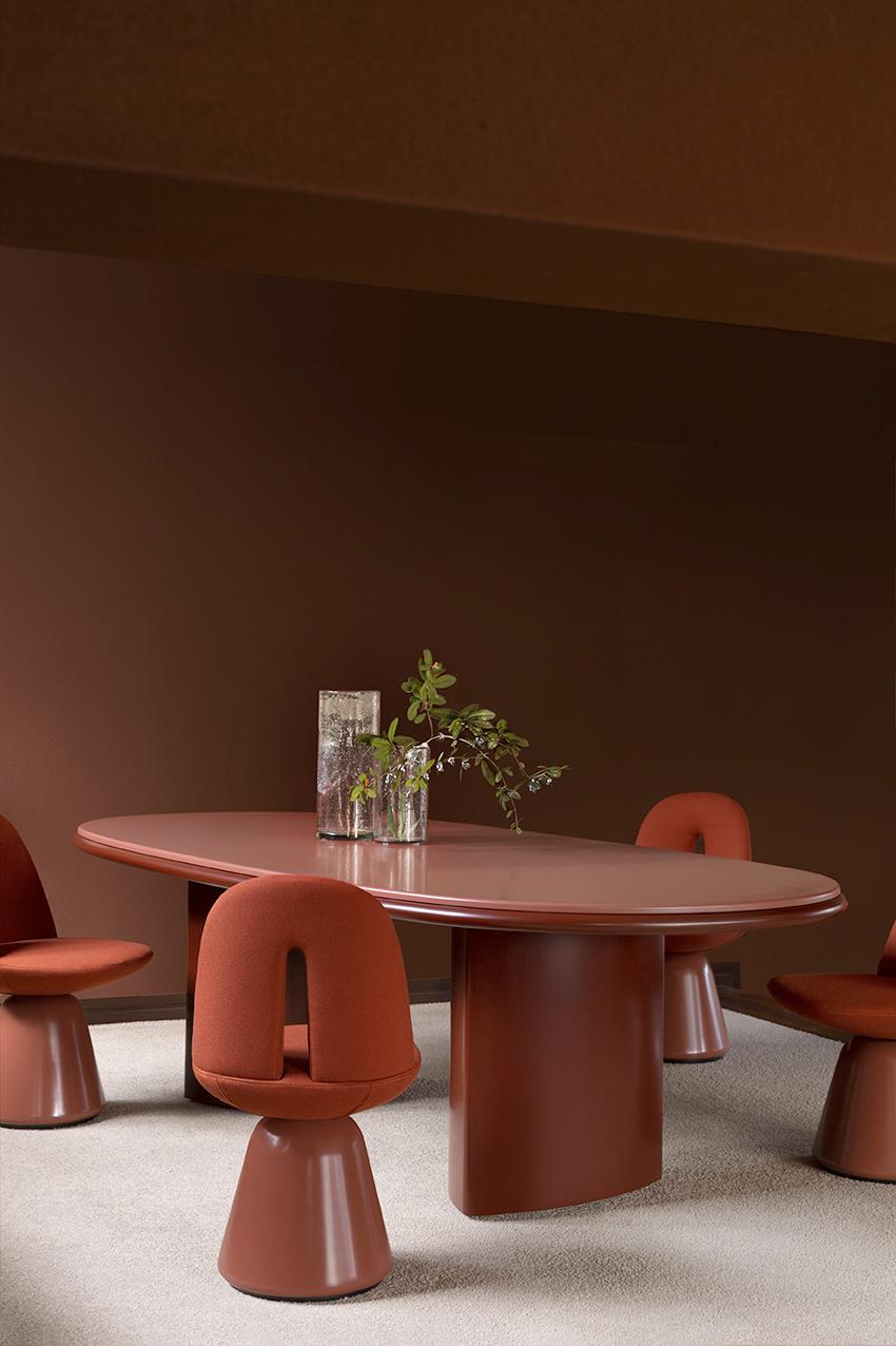 XXIe siècle et contemporain Doublé L Carpanese Home Italia Dining Table en vente