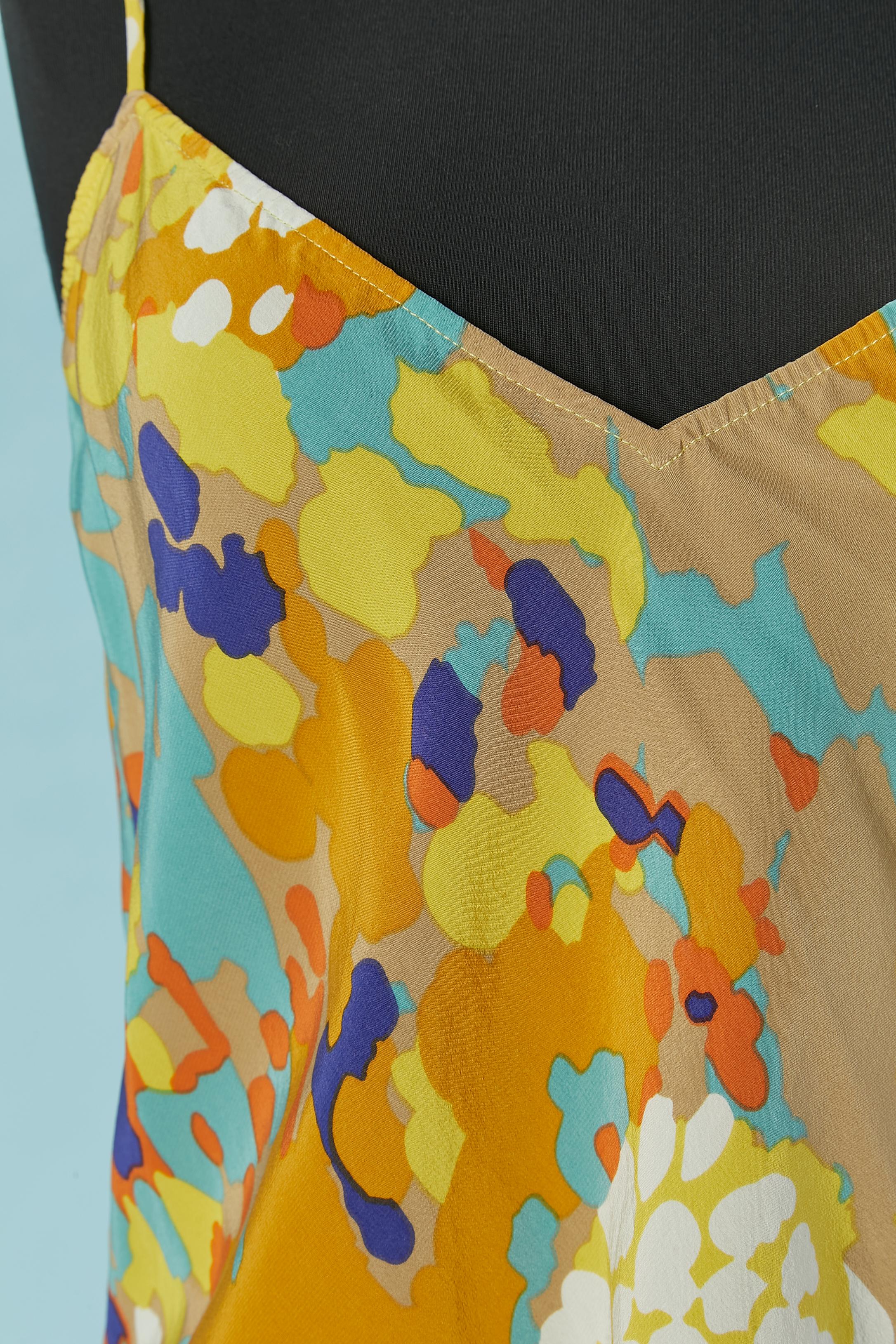 Top de doble lazada en gasa estampada Diane Von Furstenberg en venta 5