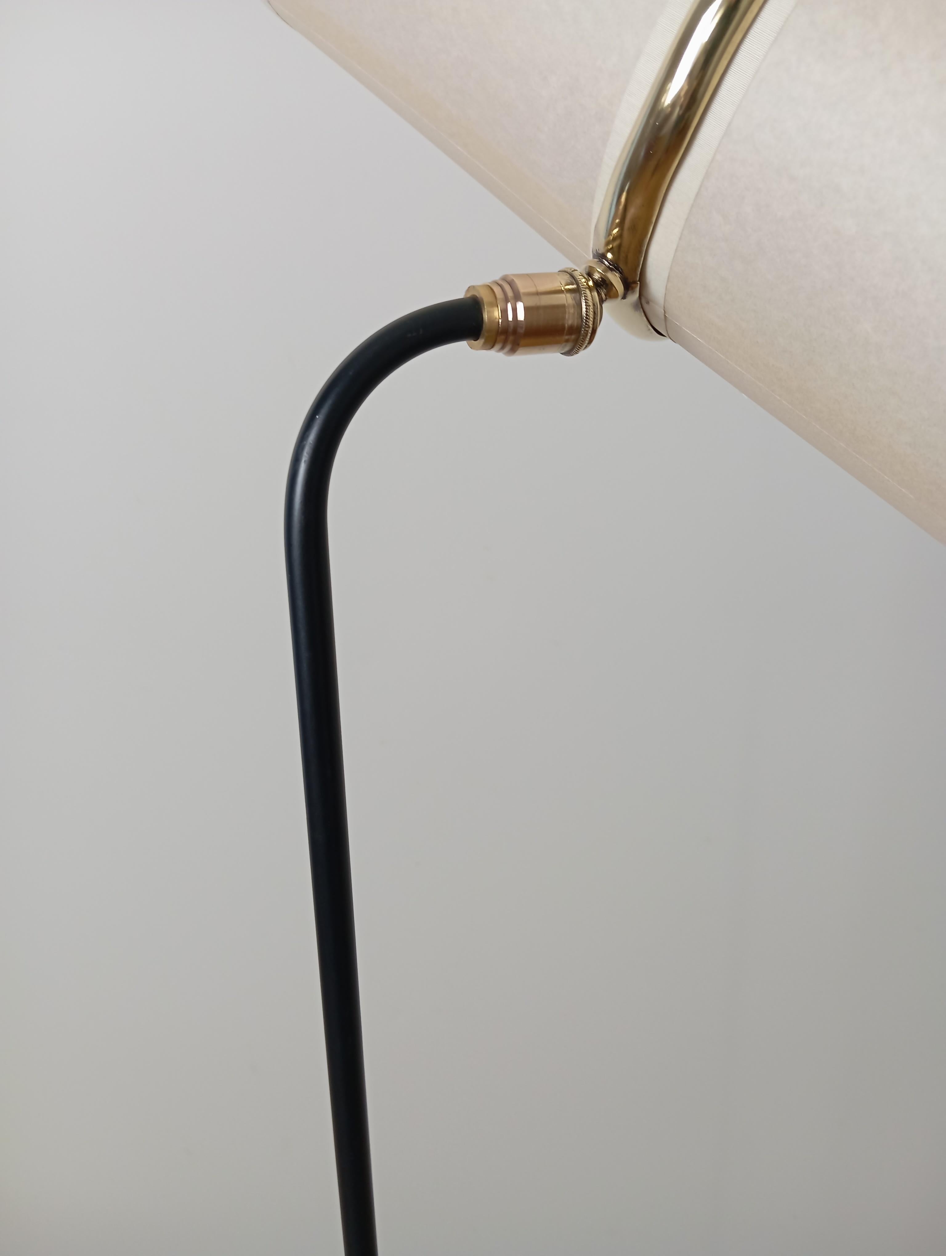 Lampadaire à double éclairage, R. Lunel circa 1950 en vente 3