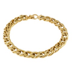 Double Link Gold Necklace