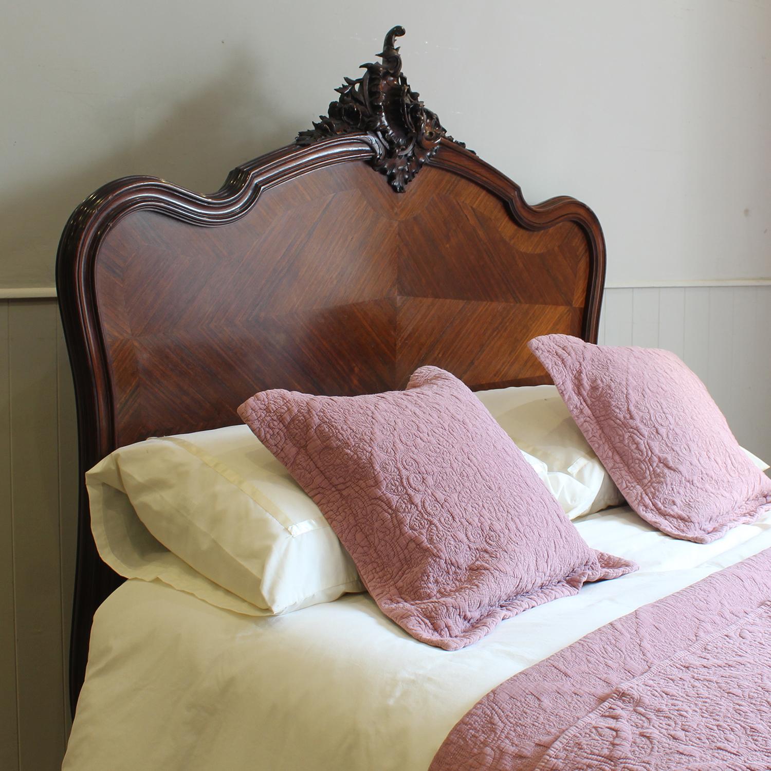 Double Louis XV Antique Bed - WD63 2