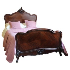 Double Louis XV Antique Bed - WD63