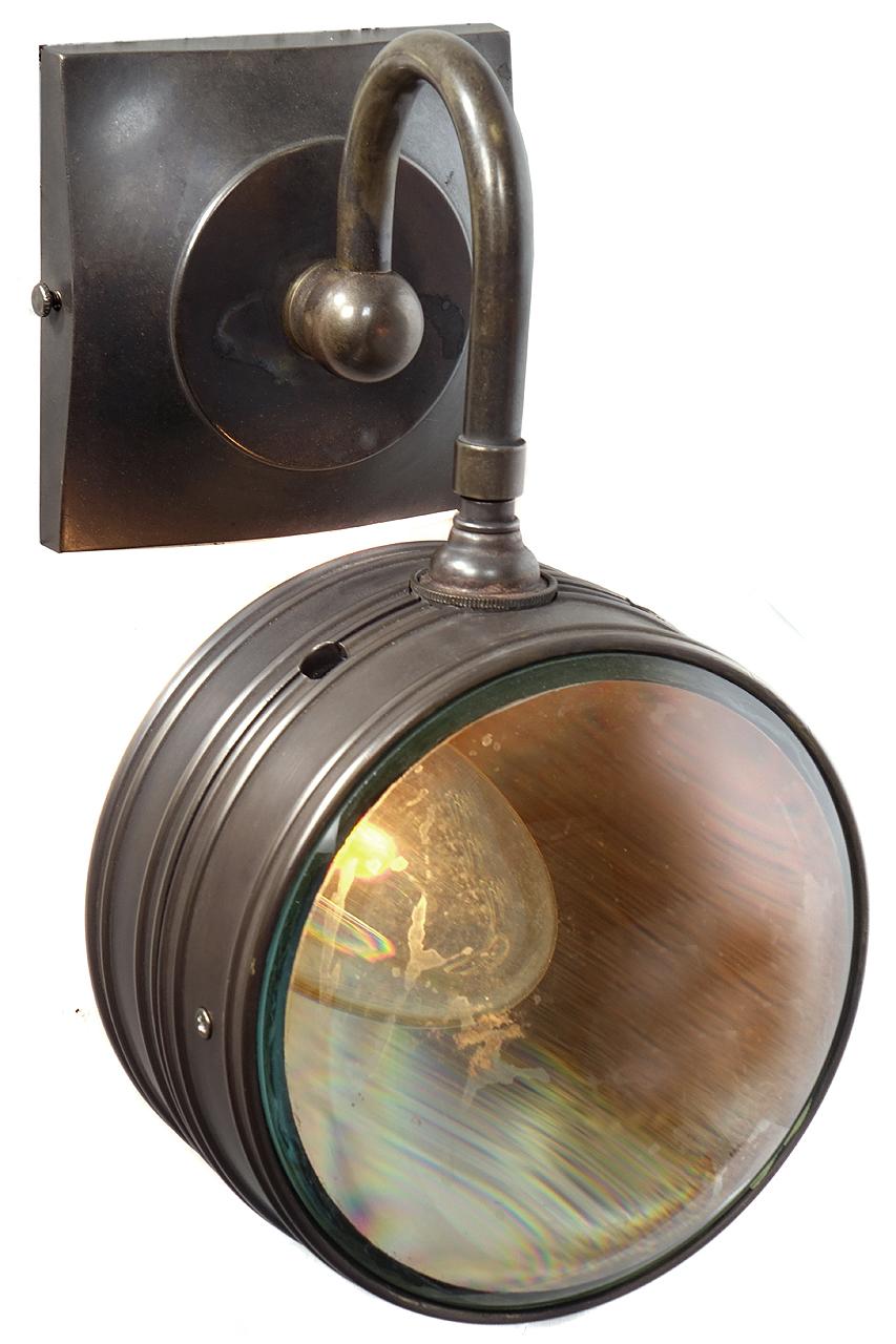 American Double Magnifying Glass Sconce