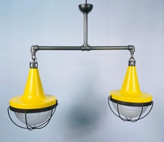 Double "Malplaquet" Pendant Light by The Urban Electric, Made in the USA