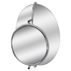 Double Mirror with articulating swivel arm Bieffeplast  1980s Italy