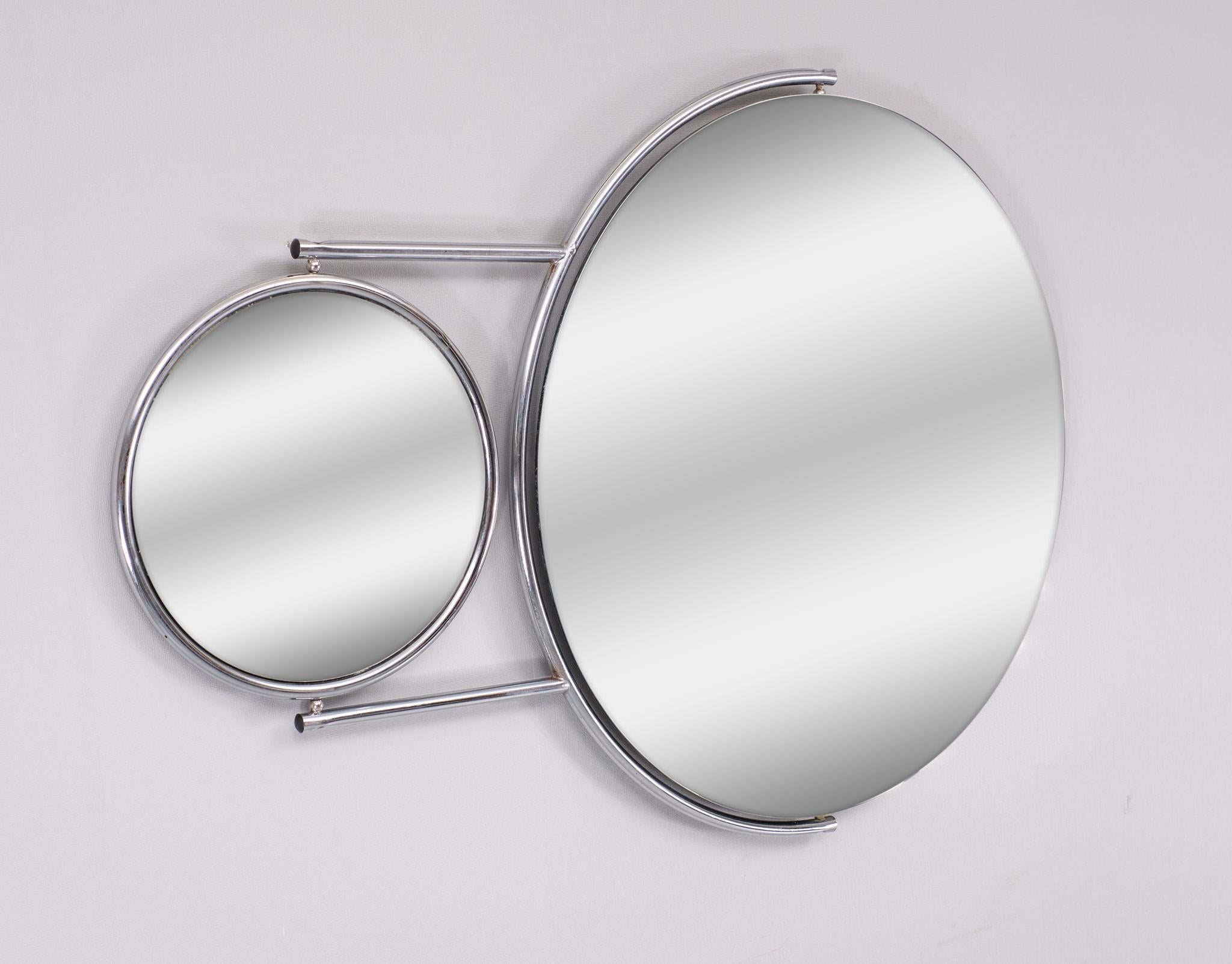 Miroir double avec bras pivotant articulé en Bieffeplast  1980 Italie  Bon état - En vente à Den Haag, NL