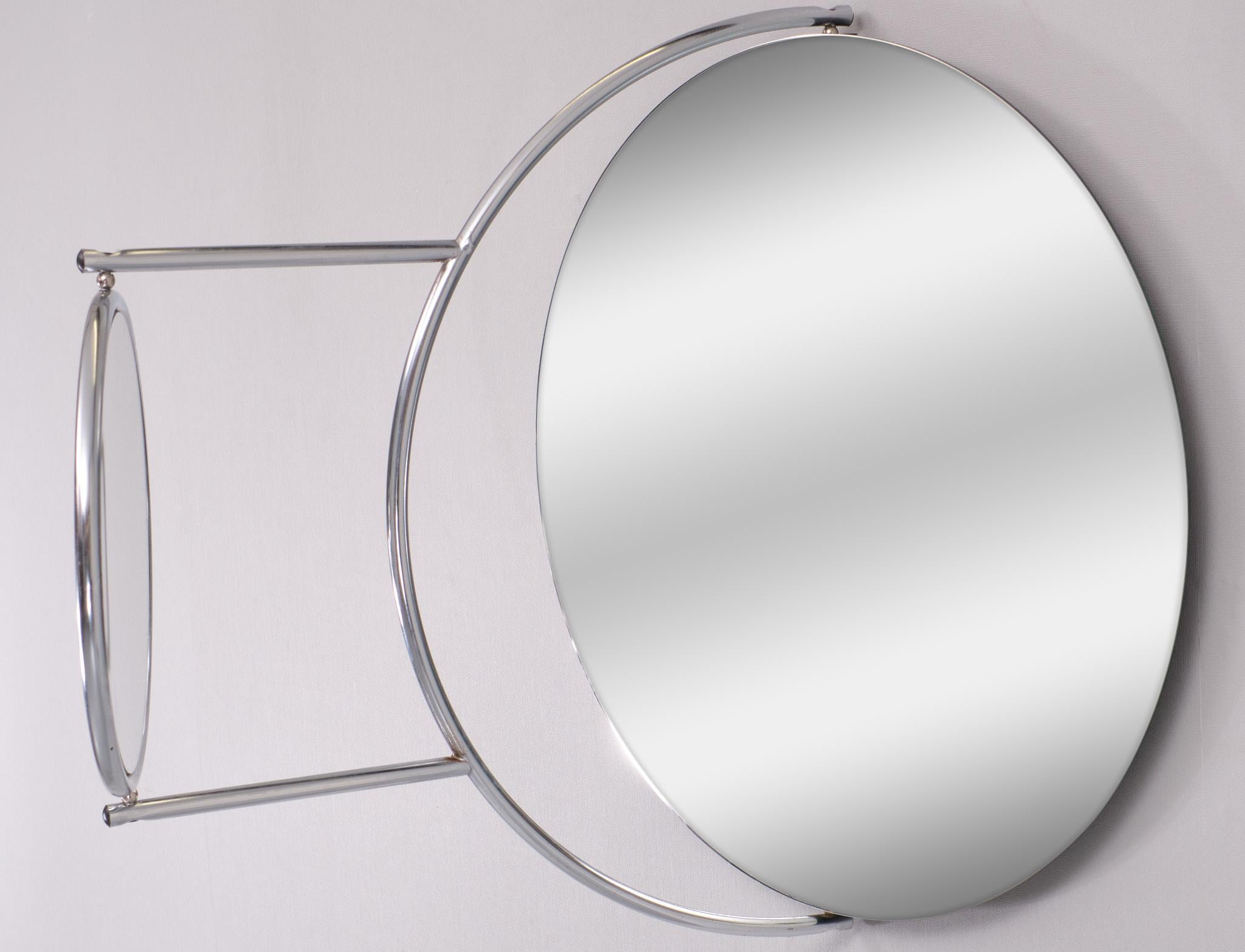 Late 20th Century Double Mirror with articulating swivel arm Bieffeplast  1980s Italy  For Sale