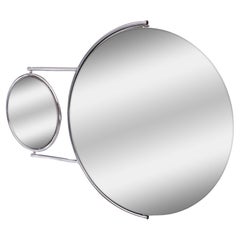 Double Mirror with articulating swivel arm Bieffeplast  1980s Italy