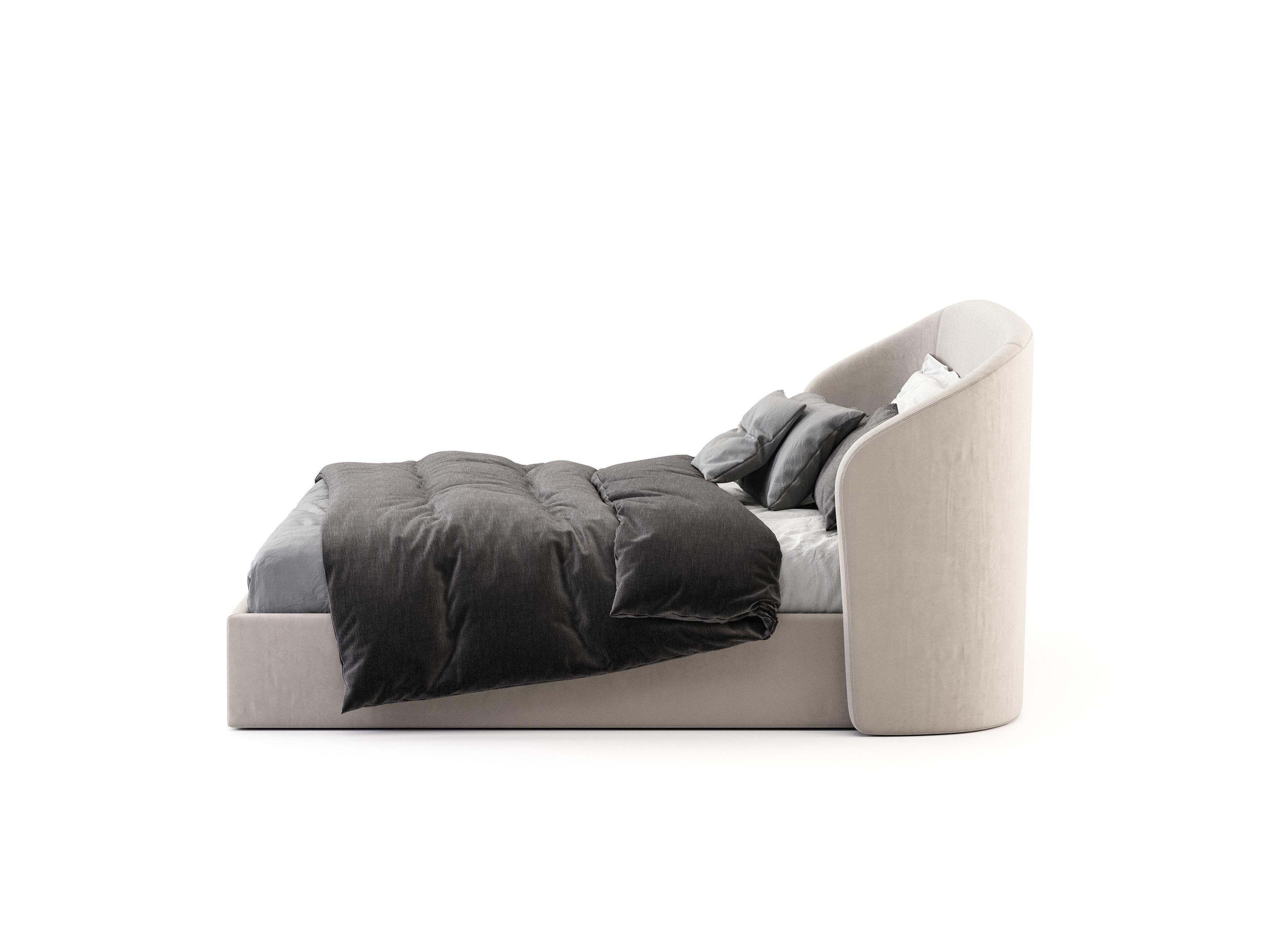 Doppeltes modernes Fortune-Bett aus Textilien, handgefertigt von Stylish Club (Portugiesisch) im Angebot