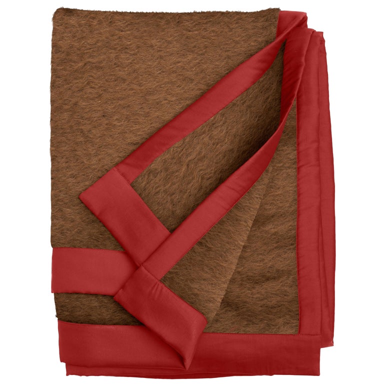 Double Mohair Plaid For Sale