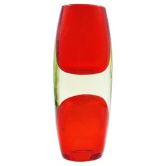 Vase en verre de Murano à double bouche