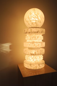 Double Murano Cumulus Pawn Lamp by Carlo Nason for Mazzega, Italy 1970s