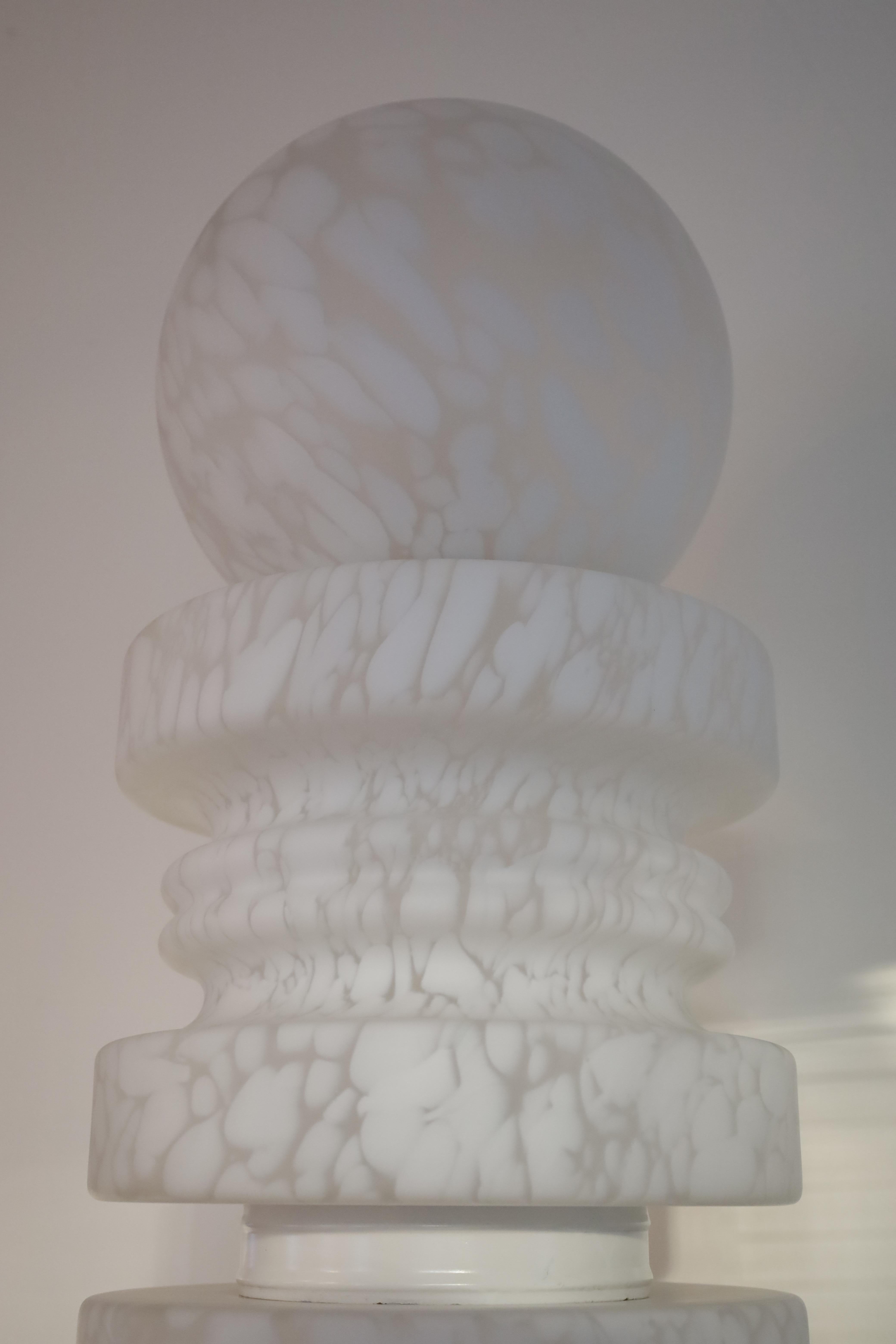 Double Murano Cumulus Pawn Lamp by Carlo Nason for Mazzega, Italy 1970s For Sale 2