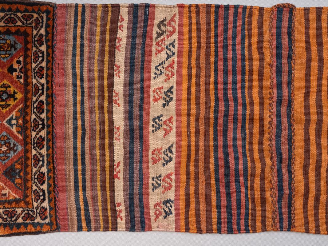 Hand-Knotted Little Oriental Runner For Sale