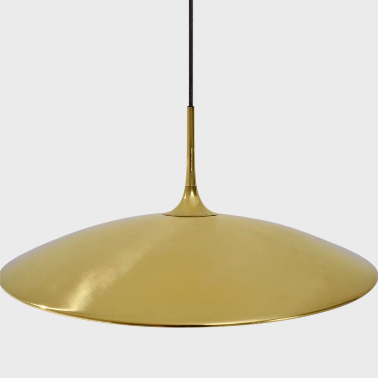 Polished Double Onos 55-Pendant Lamp with Side Counter Weights by Florian Schulz