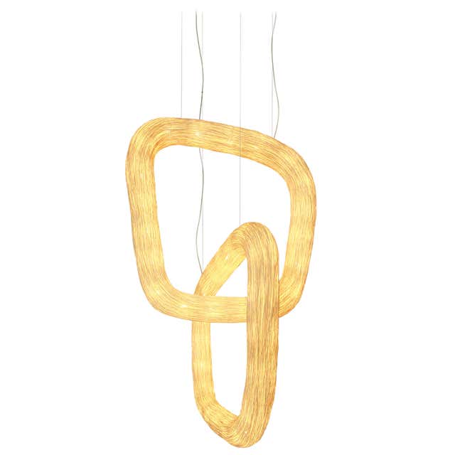 Limitless Light Sculpture by Ango, Unique Handcrafted Lighting Piece ...
