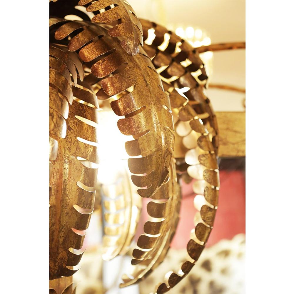 Gilt Double Palmer Mirror For Sale