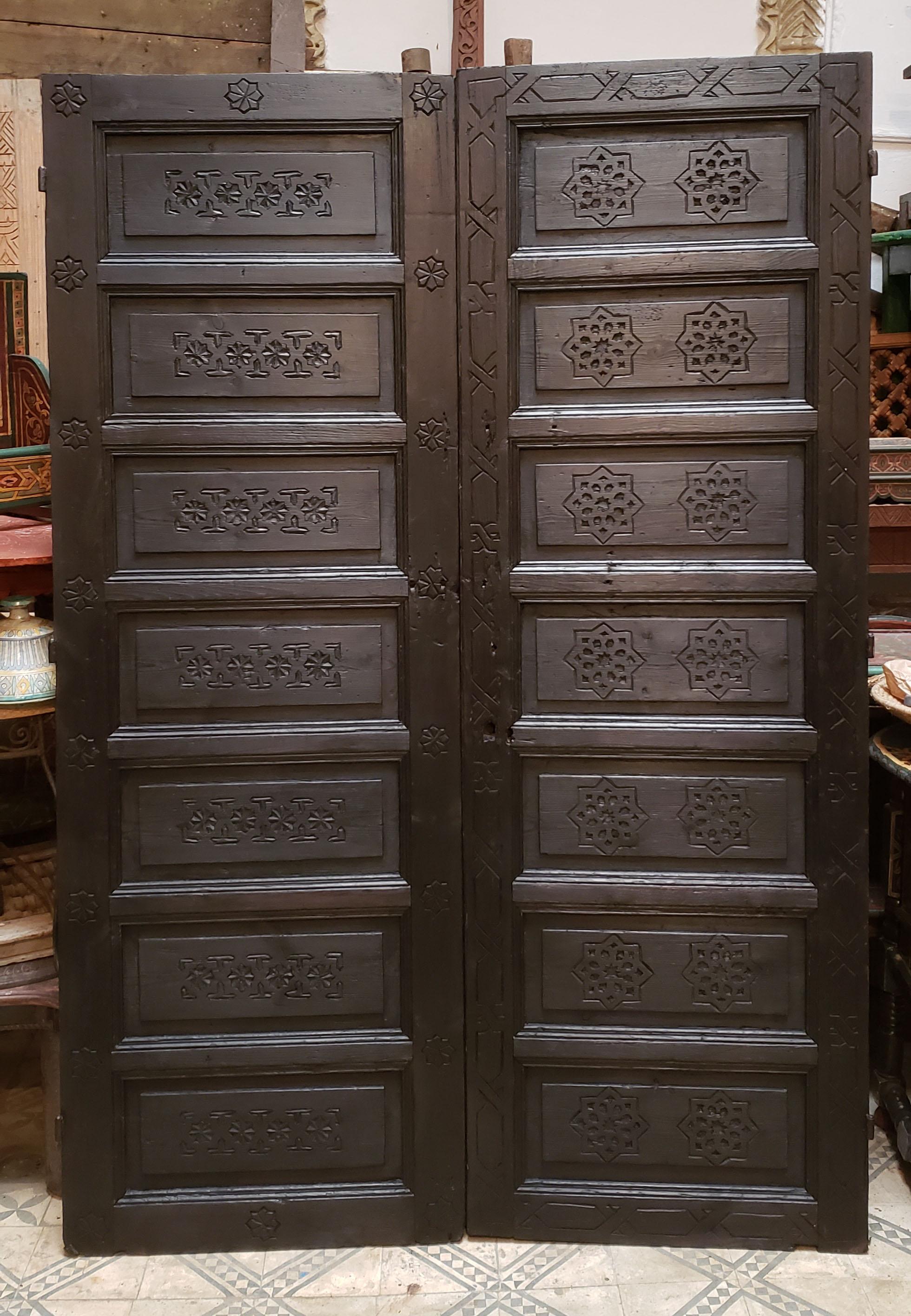 Another amazing double panel Moroccan door measuring approximately 80
