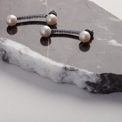 Double Pearl Earrings