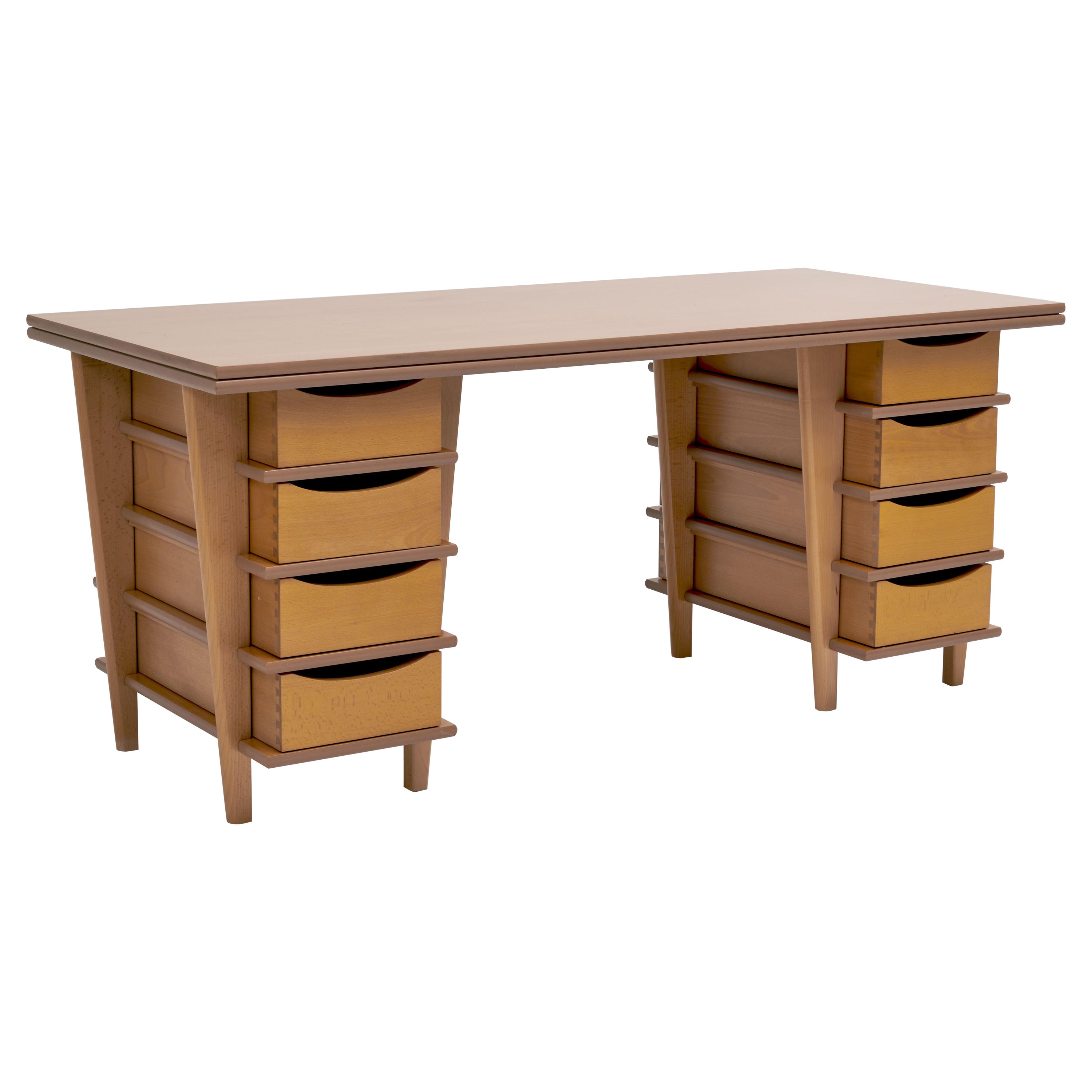 Double Pedestal Desk Designed by Terence Conran, circa 1990’s