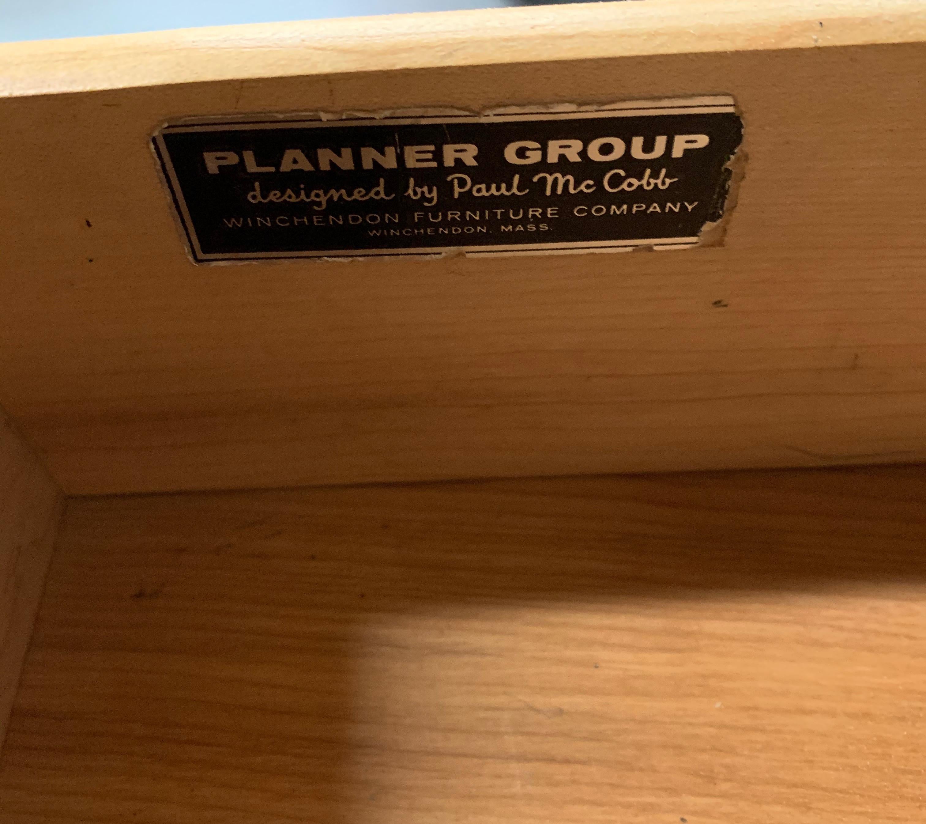 Double Pedestal Planner Group Desk by Paul McCobb 1